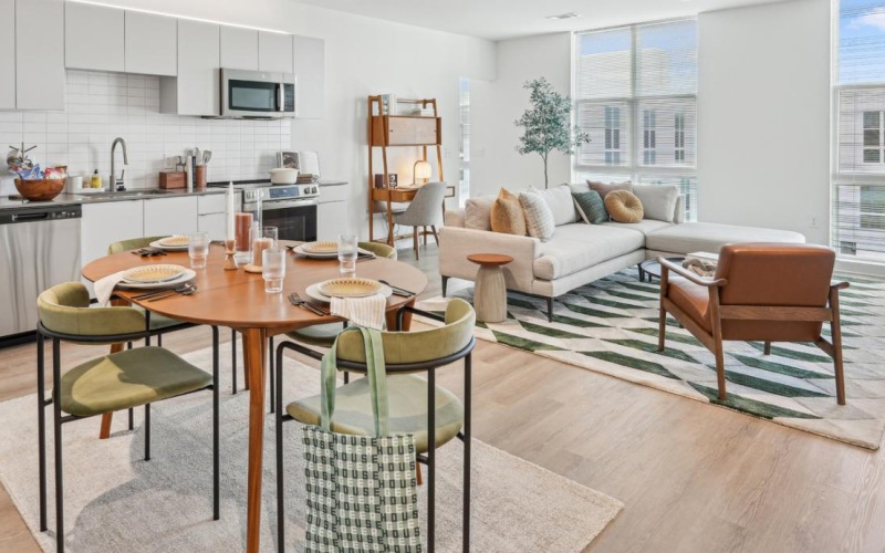 open concept living spaces